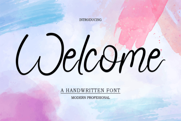 Welcome Font Poster 1