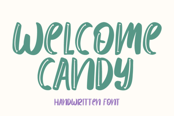 Welcome Candy Font Welcome Candy Font Poster 1