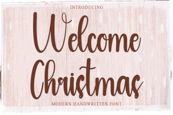 Welcome Christmas Font