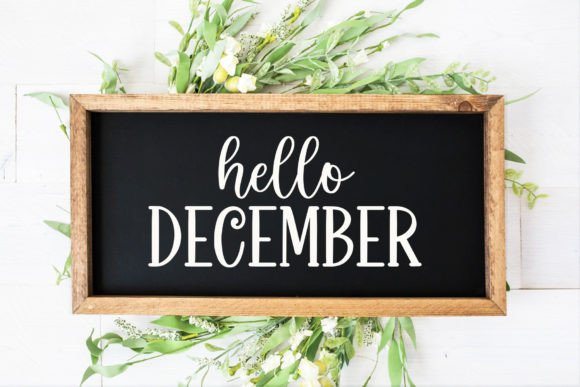 Welcome Holiday Duo Font Poster 3