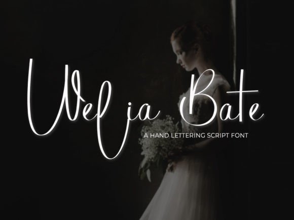 Welia Bate Font Poster 2