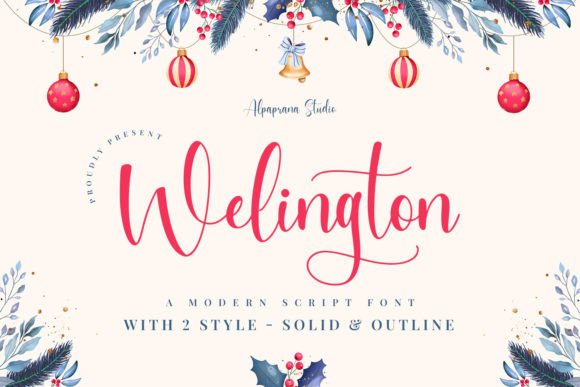 Welington Font Poster 1