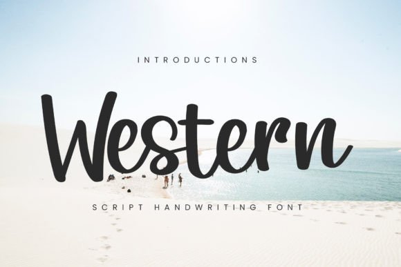 Western Font Poster 1