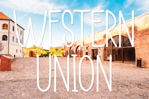 Western Union Font Poster 1