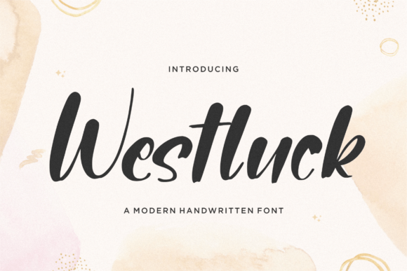 Westluck Font Poster 1