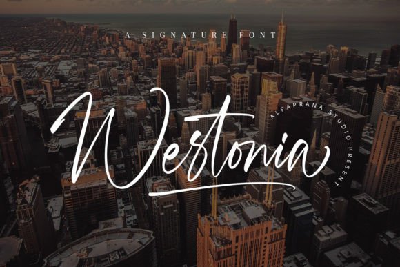 Westonia Font Poster 1