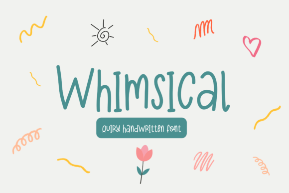 Whimsical Font Poster 1