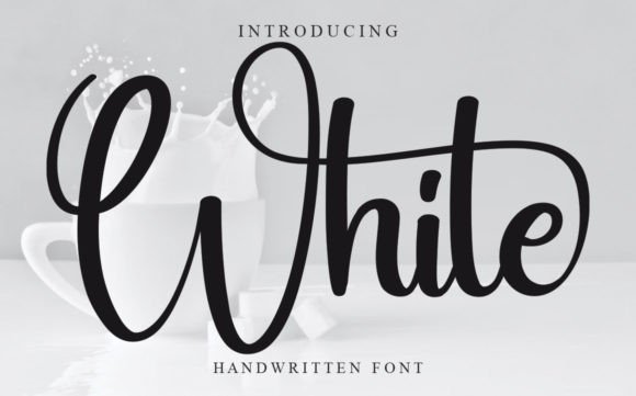 White Font Poster 1