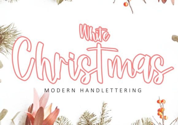 White Christmas Font