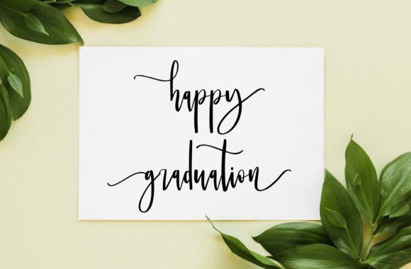 White Gown Font Poster 2
