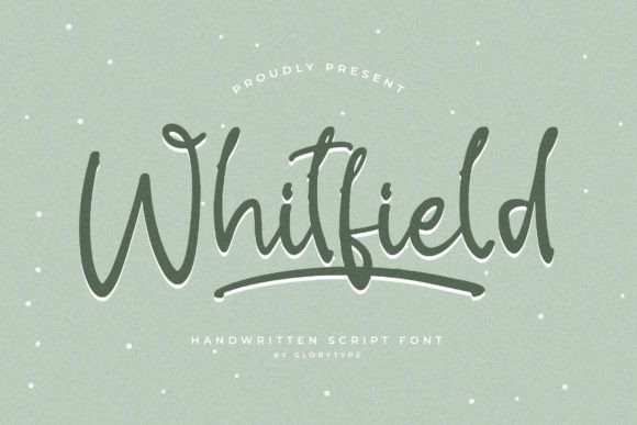 Whitfield Font Poster 1