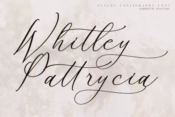 Whitley Pattrycia Font Poster 1