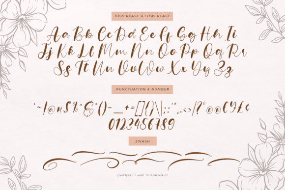 Whitney Script Font Poster 10