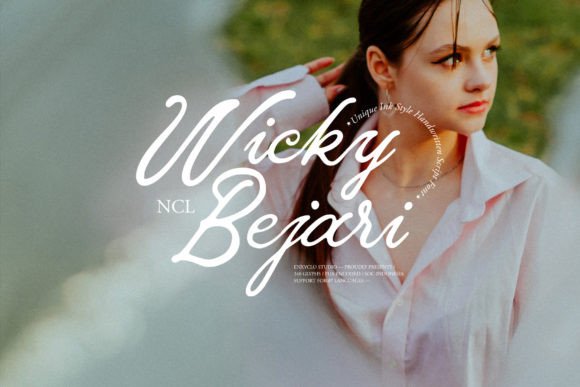 Wicky Bejari Font Poster 1
