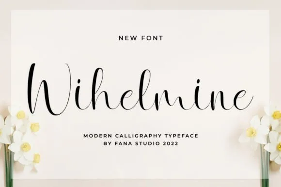 Wihelmine Font Wihelmine Font Poster 1