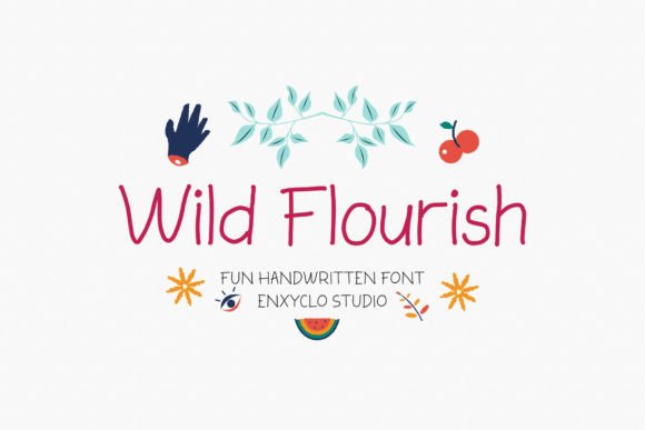 Wild Flourish Font Poster 1