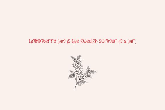 Wild Lingon Font Poster 6