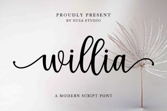 Willia Font Poster 1