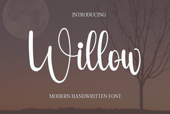 Willow Font Poster 1