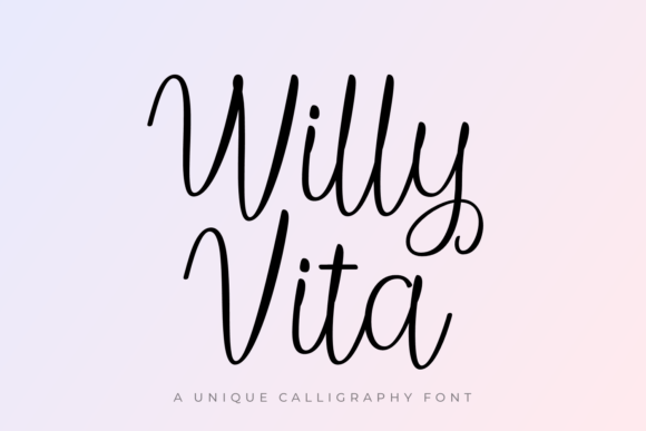 Willy Vita Font Poster 1