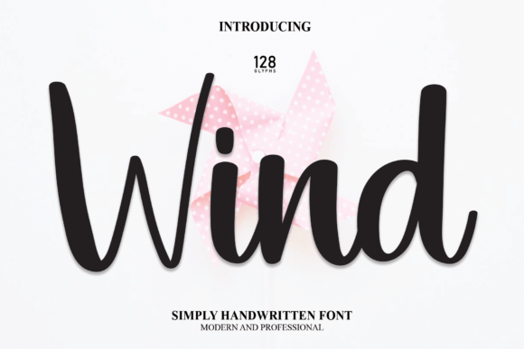 Wind Font Poster 1