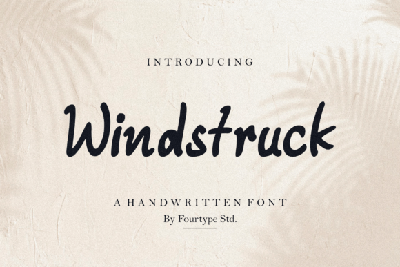 Windstruck Font Poster 1