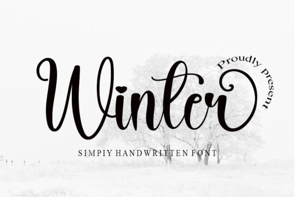 Winter Font Poster 1