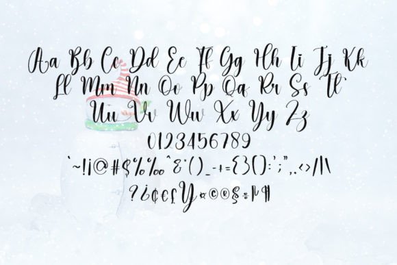 Winter Font Poster 5