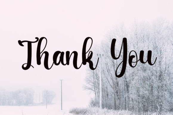 Winter Font Poster 6