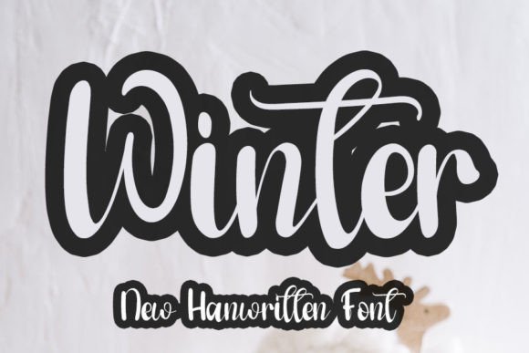 Winter Font Poster 1