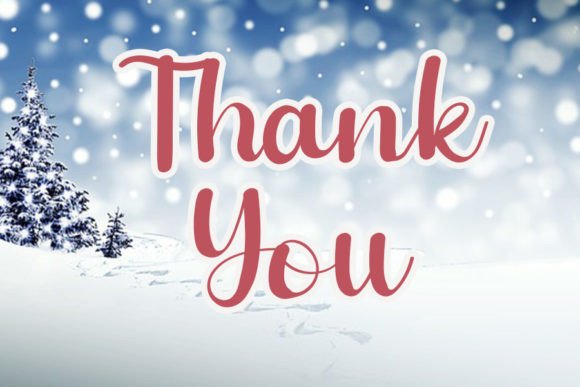 Winter Font Poster 5