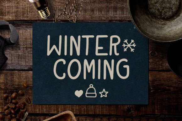 Winter Font Poster 5