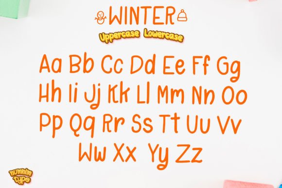 Winter Font Poster 7