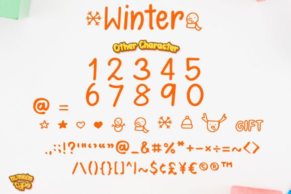 Winter Font Poster 8