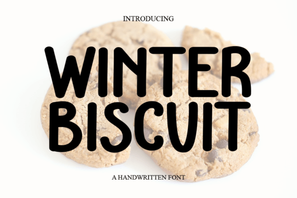 Winter Biscuit Font Poster 1