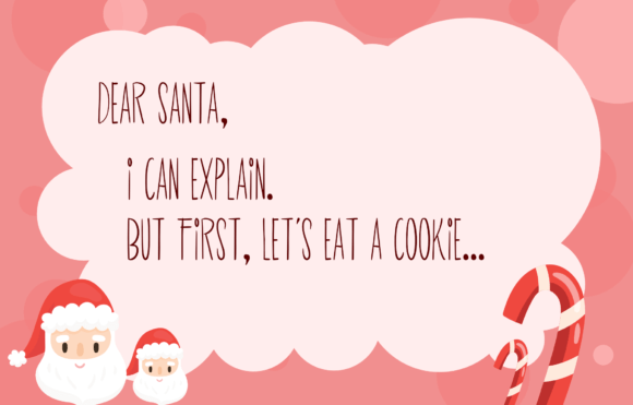 Winter Brownie Font Poster 3