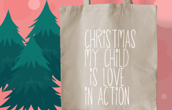 Winter Brownie Font Poster 4