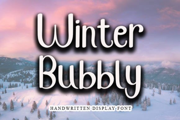 Winter Bubbly Font