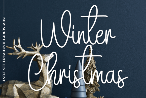 Winter Christmas Font Poster 1