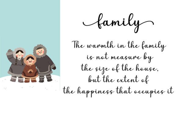 Winter Days Font Poster 2
