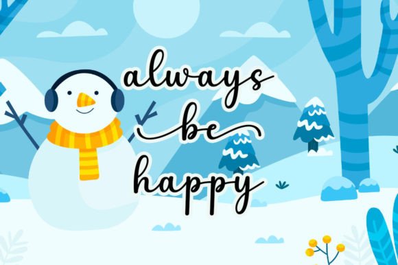 Winter Days Font Poster 3