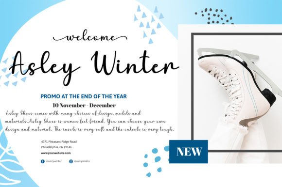 Winter Days Font Poster 4