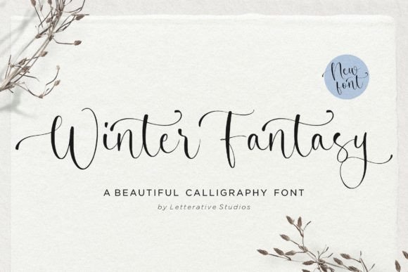 Winter Fantasy Font Poster 1