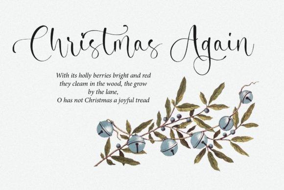 Winter Fantasy Font Poster 2