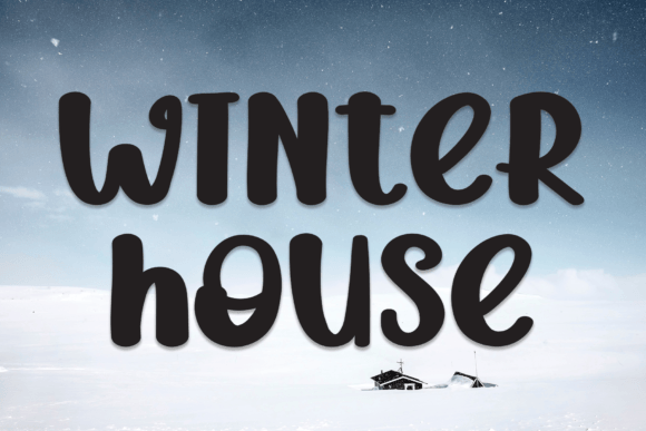 Winter House Font Poster 1
