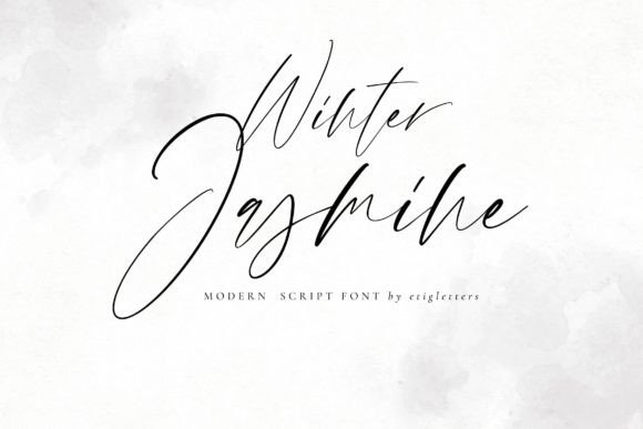 Winter Jasmine Font Poster 1