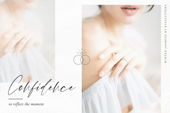 Winter Jasmine Font Poster 5