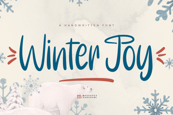 Winter Joy Font Poster 1