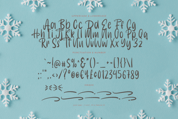 Winter Joy Font Poster 8