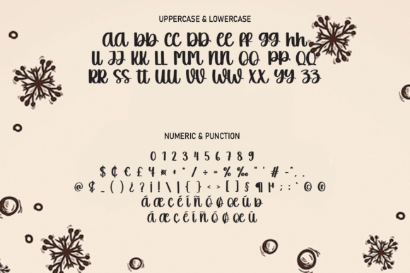 Winter Market Font Poster 7